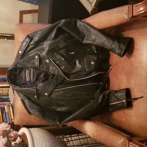 Wilson's Leather Motorcycle Jacket Women's Large